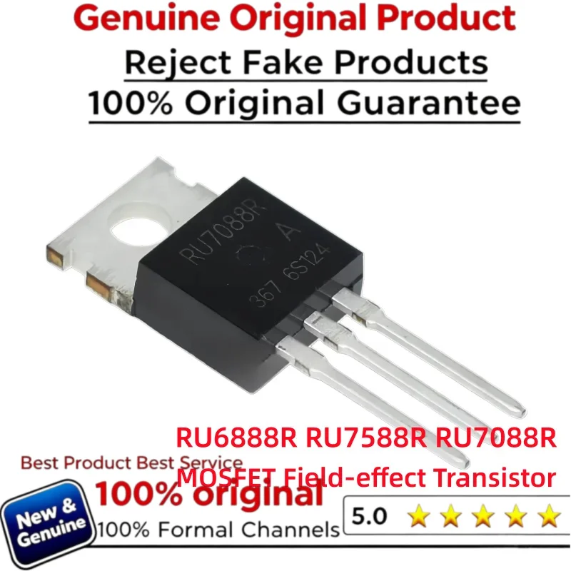 10-20New Original RU6888R RU7588R RU7088R MOSFET Field-effect Transistor In Stock Electronic Components Good Quality TO-220