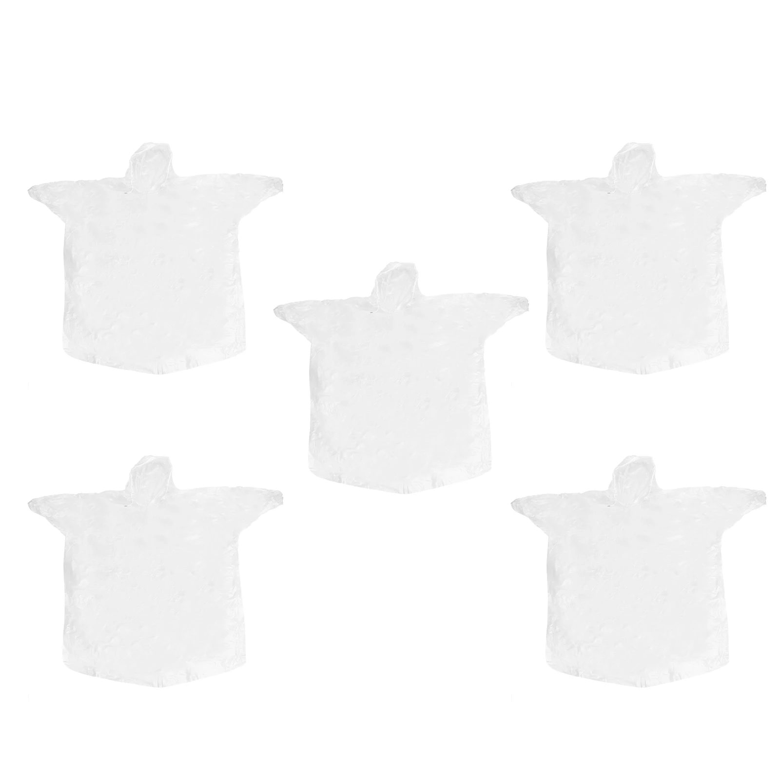 

1PC Waterproof Raincoat Clear PE Material Portable Disposable Poncho Lightweight Travel Outdoor One Size for Adults
