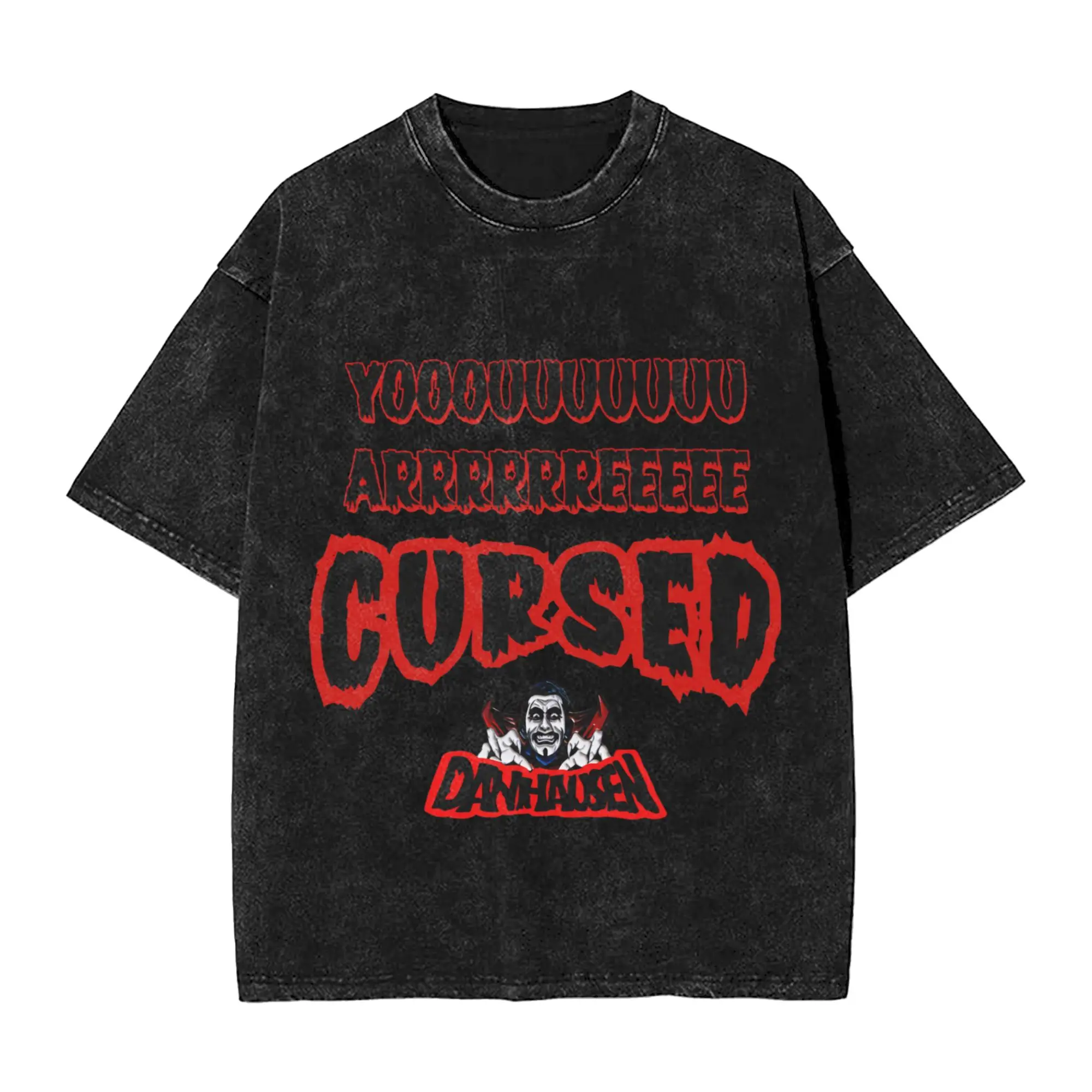 Men Danhausens  T-Shirts  Tees Summer Streetwear Short Sleeve T-Shirt O Neck Hip Hop Pattern Tshirt Dropshipping