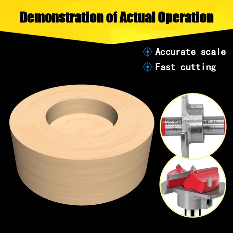 1 pz 35mm regolabile cerniera in metallo duro per la lavorazione del legno sega a tazza aperta punta da trapano parti di utensili elettrici strumenti di perforazione elettrica taglierina