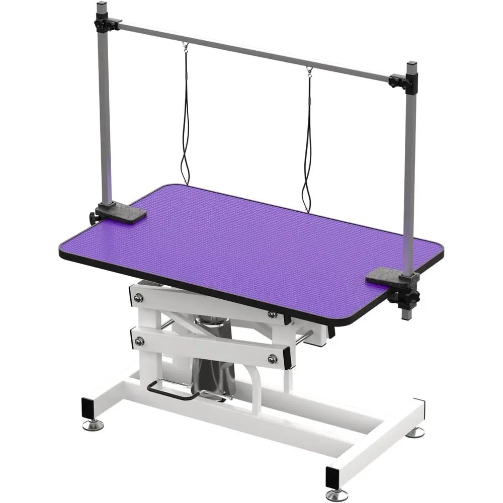 

Гидравлический стол для груминга собак, 42 дюйма, сверхпрочная Z-образная конструкция, профессиональный стол для груминга собак, подходит для крупных собак, для домашнего использования