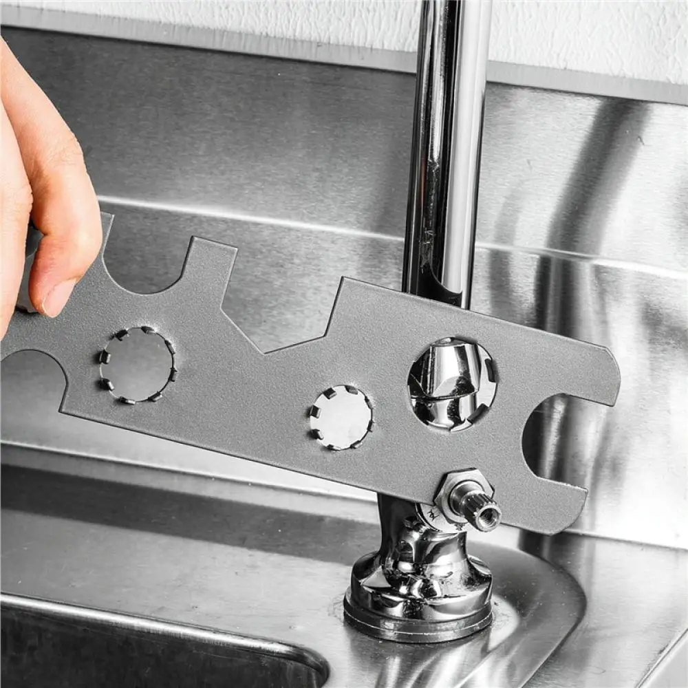 Stainless Steel Spout Removal Wrench For Faucet Aerator Bathroom Sink Basin Disassembly Tool Water Filter Maintenance Hardware
