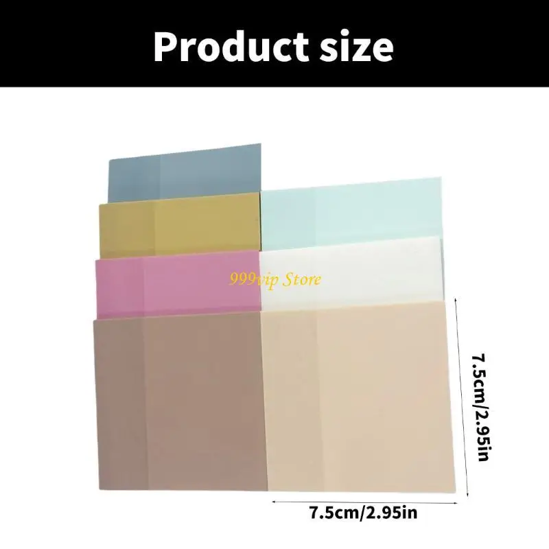 C90C 7 pezzi Cleartier Note Avile Nota Transparent Pad Pad Facile To Write Multifunctional Pad Note adeguate impermeabili