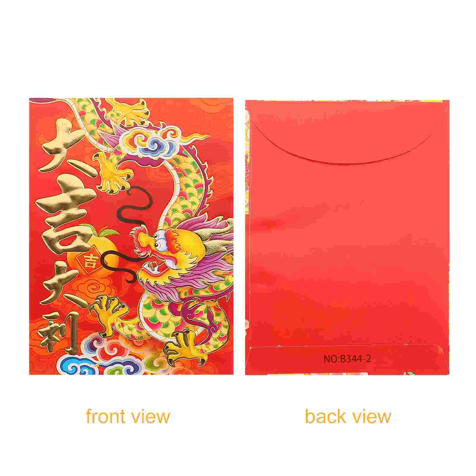30 Pcs 2024 Year of The Dragon Red Packet New Decoration Money Bag Chinese Envelope For Style Envelopes Letter Paper