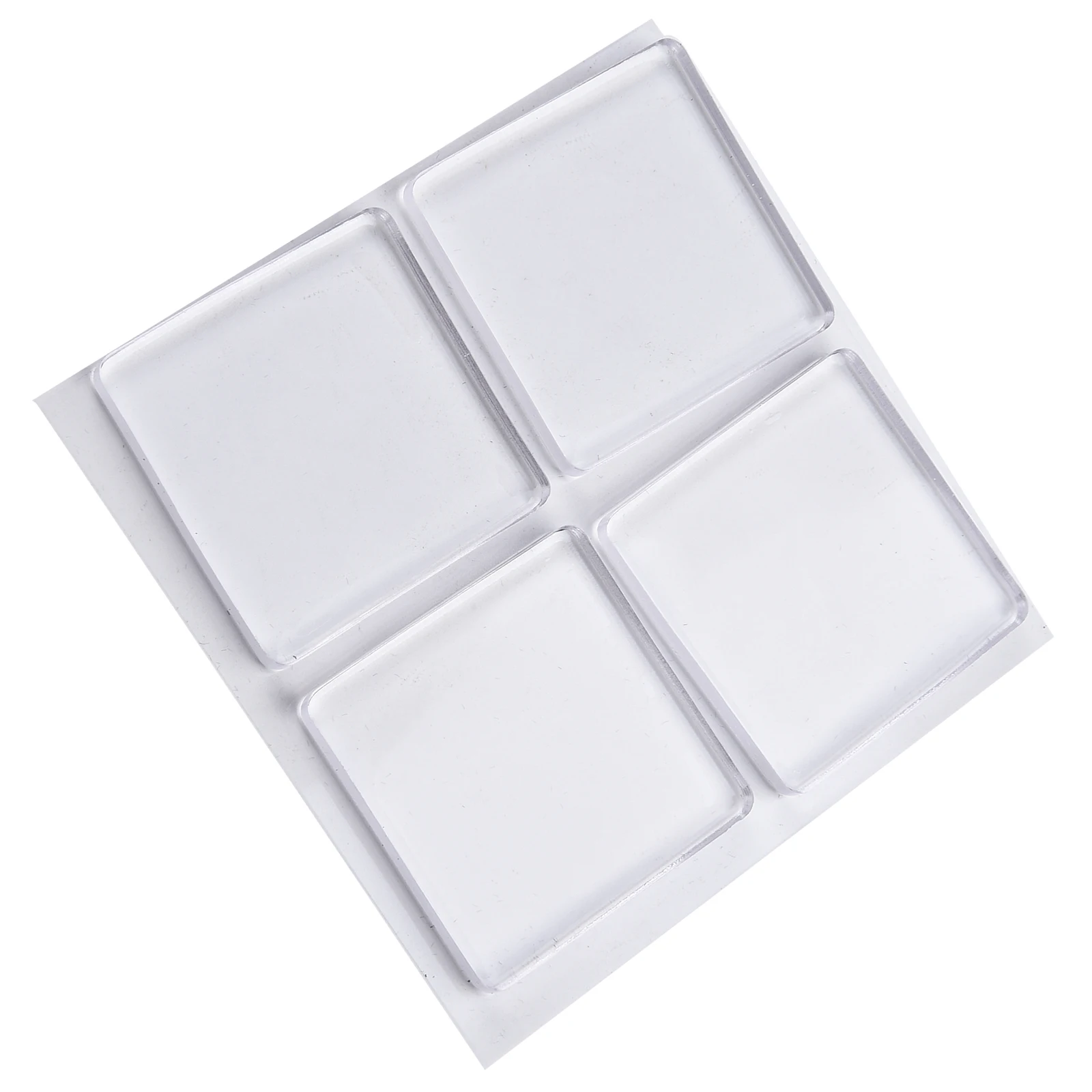 4 Stuks 4X4 Cm Siliconen Antislip Transparante Mat Herhaaldelijk Gewassen Anti Trillingen Schokabsorberende-Pad mat Home Supply Gereedschap