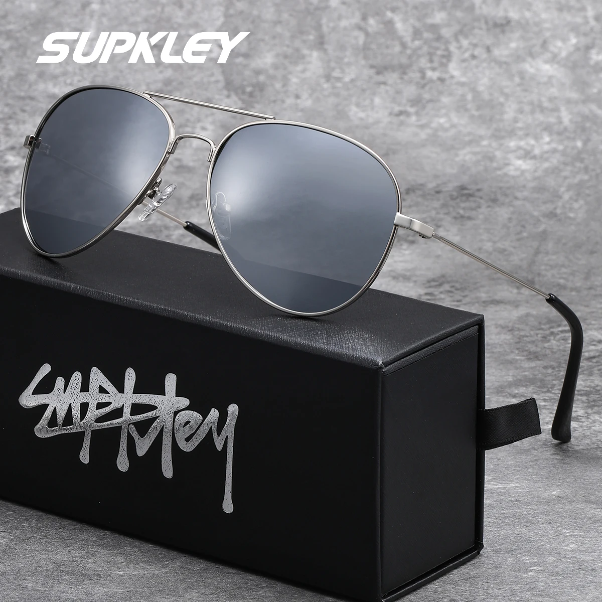 

SUPKLEY Минималистичные солнцезащитные очки в повседневном стиле с овальной оправой, поляризационная пленка, для путешествий, повседневная защита от ультрафиолета, рождественский подарок