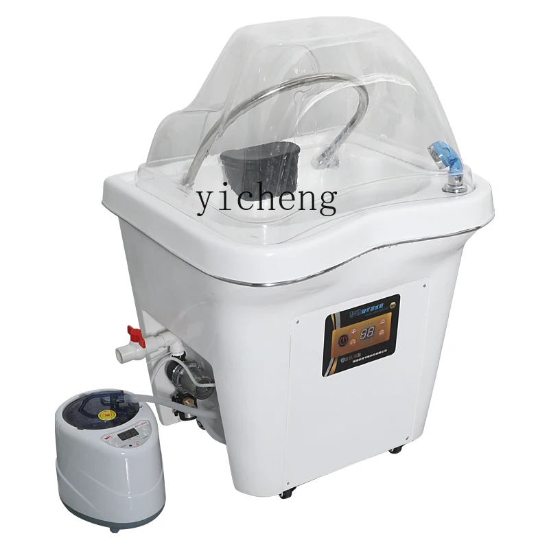 

Tqh Barber Shop Beauty Salon Special Movable Head Therapy Shampoo Basin with Water Circulation Fumigation