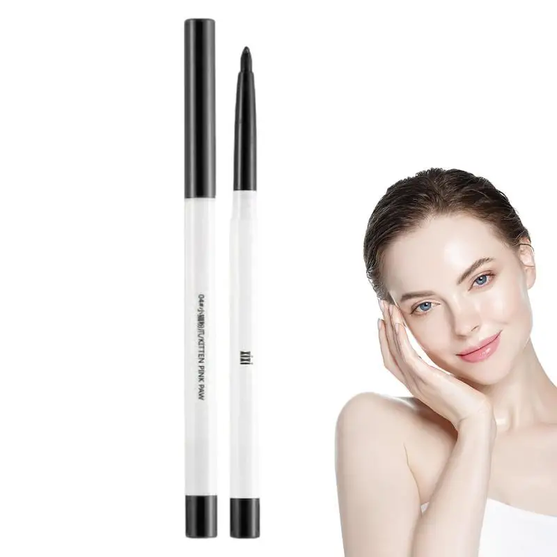 

Smudge Proof Eyeliner Pencil Longwearing Slim Silky Eye Pencil 24-Hour Sweatproof Gel Eye Liner With Self-Sharpening Pencil