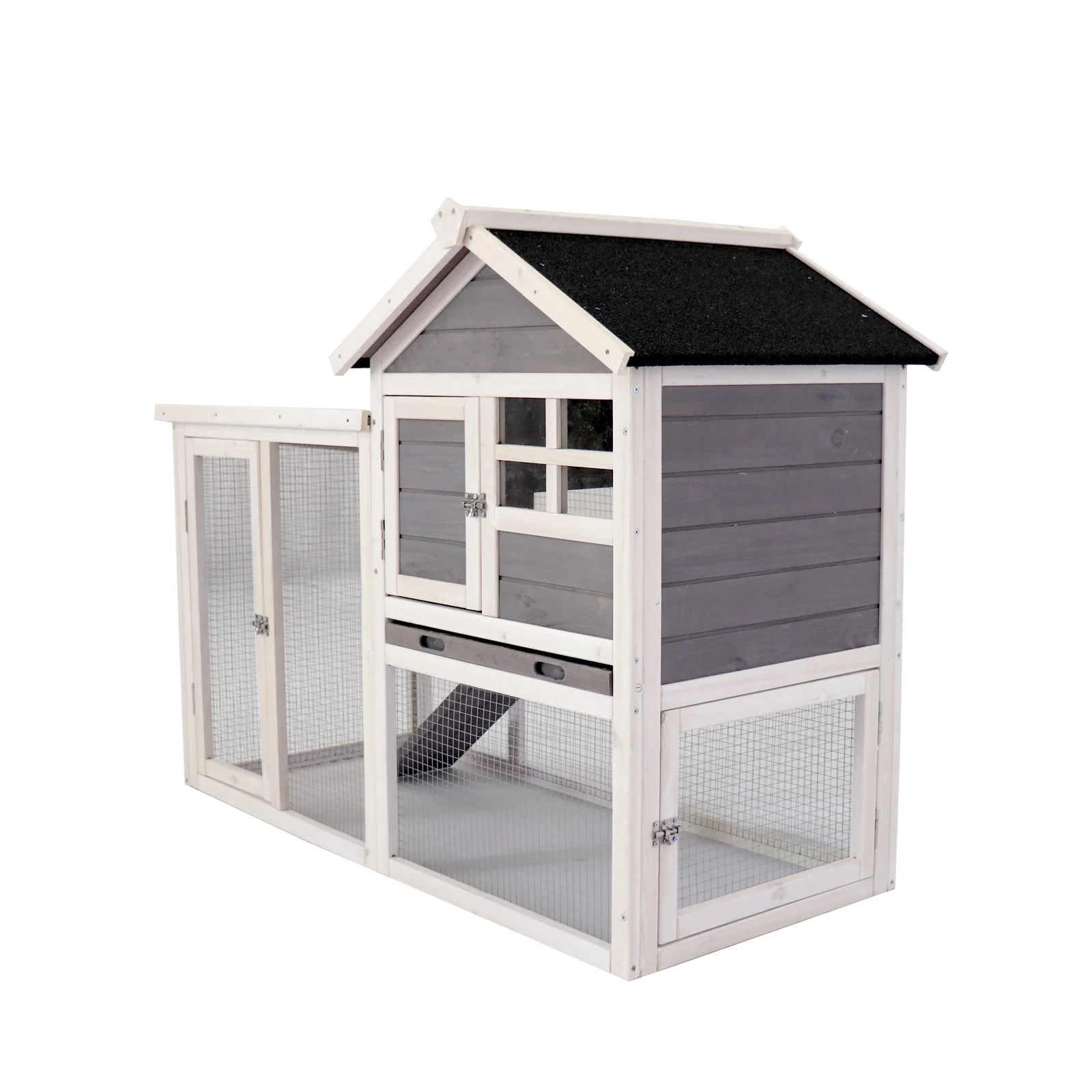 

Hot-selling Wooden Outdoor Chicken Coops, Running Cages with Wheels and Multifunctional Poultry Cages.
