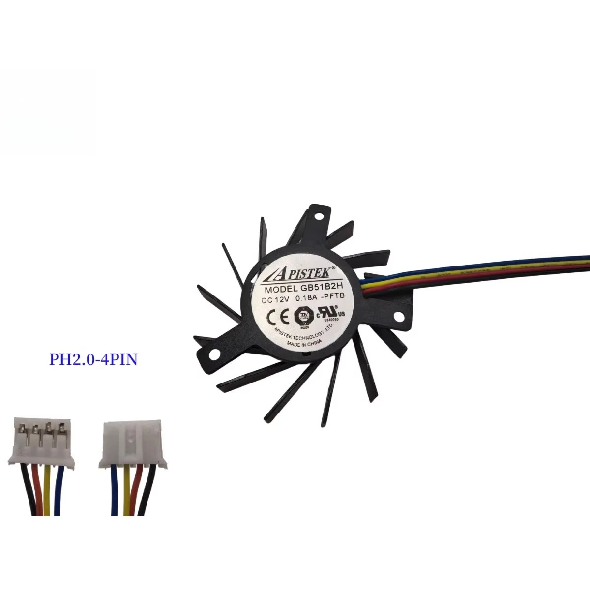 5010 bracket GB51B2H diameter 4.4CM hole spacing 3.5-3 5-2.7 cm industrial computer radiator fan