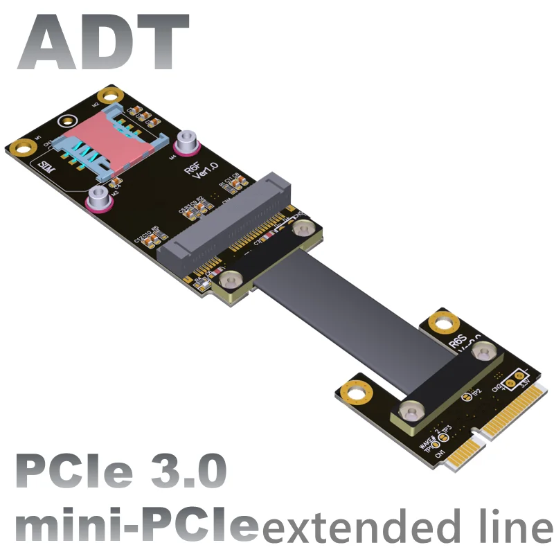 

MPCIe extender adapter wireless network card extension mini PCI-e supports line length customization PCIe3.0x1 gen3 8G/bps