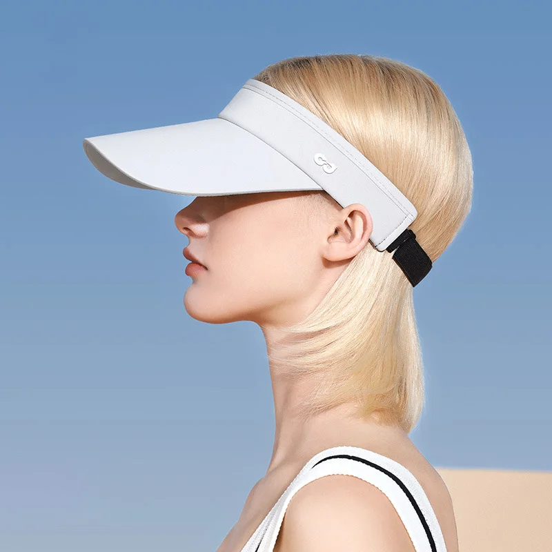 Summer Sun Hats Empty Top Sun Hat for Women Adjustable UV Protection Visor Cap Sport Tennis Golf Running Sunscreen Baseball Cap