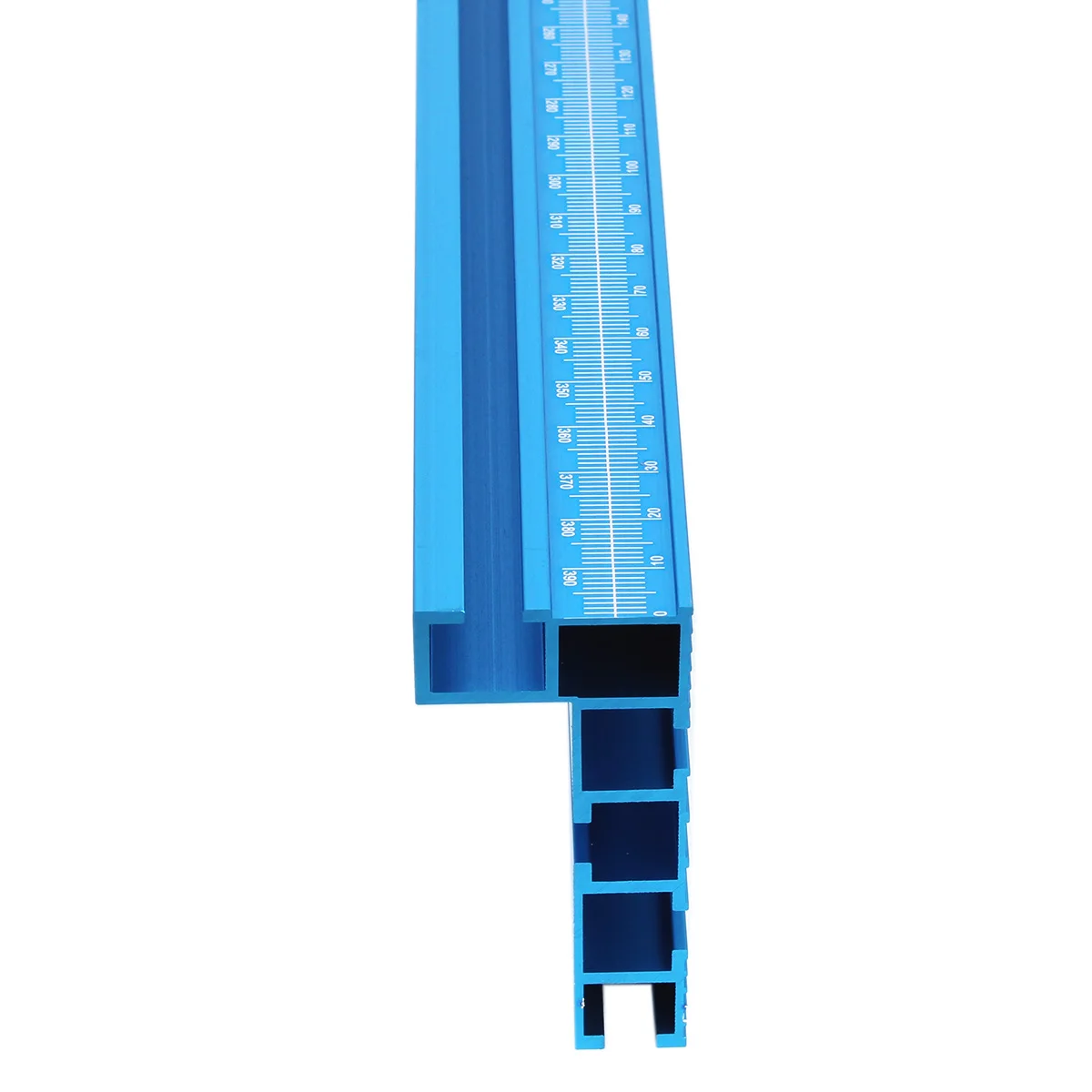 75 Type Blue Aluminum Profile Router Fence 40/50cm Multi T-Track Table Saw Fence Woodworking T-Slot Miter Track Fence Stopper view 3