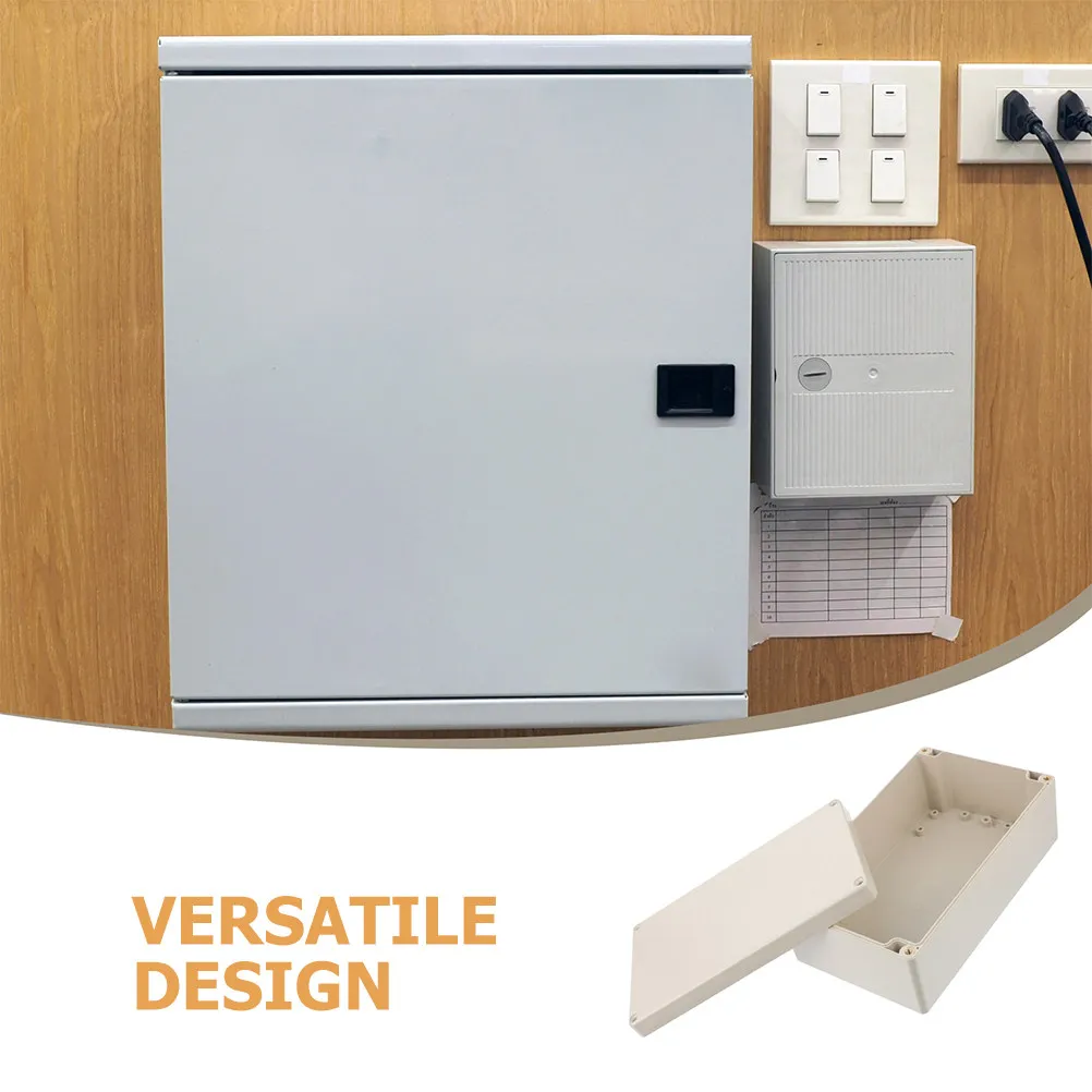 Plastic Outdoor Junction Box Weatherproof Electrical Enclosure Waterproof Project Box for Outdoor Use Weatherproof Outlet Cover