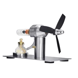 Stirling Engine Generator Model Steam Physics Popular Science Scientific Research Power Generation Toys Education DIY Gold