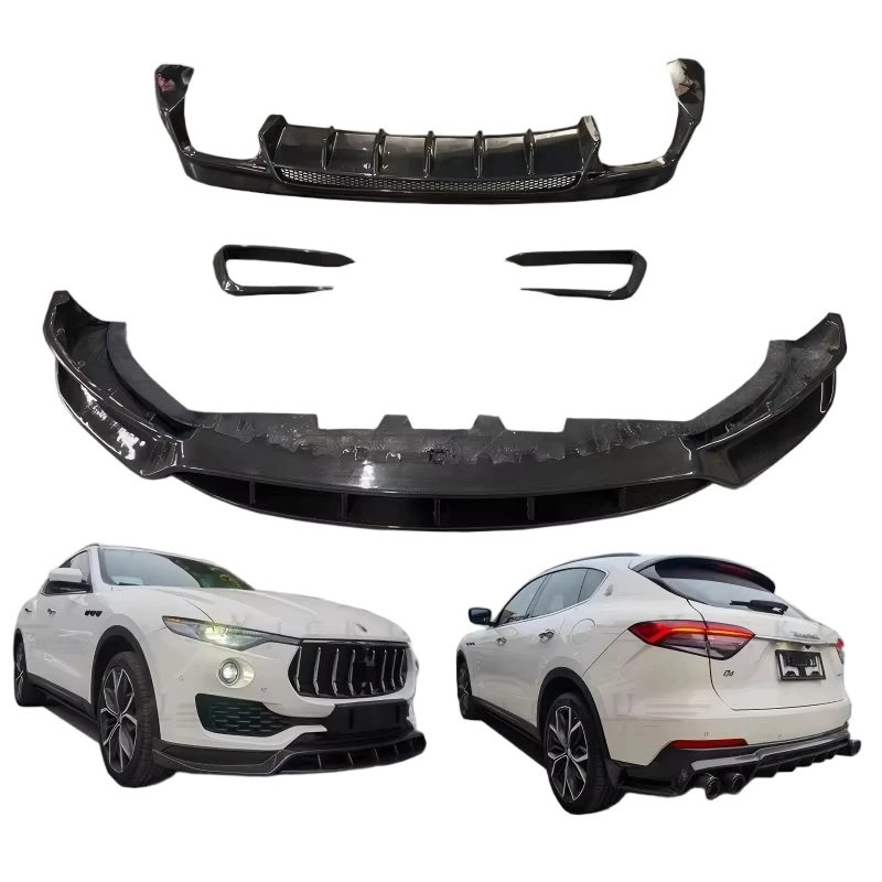 Customized product LD Style Body Kit forMaserati Levante-Front Lip,Tuyere,Wheel Eyebrow,Side Skirts,Rear Diffuser&Spoiler2016-22