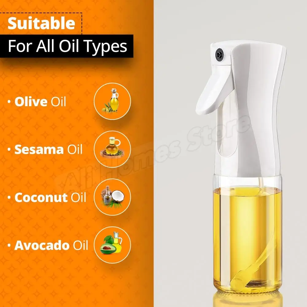 1-2PCS Oil Sprayer Bottle BBQ Baking Olive Oil Spray Roller Bottle kitchen Oil Dispenser Salad 200/300/500ML Oil Cooking Bottle image 5