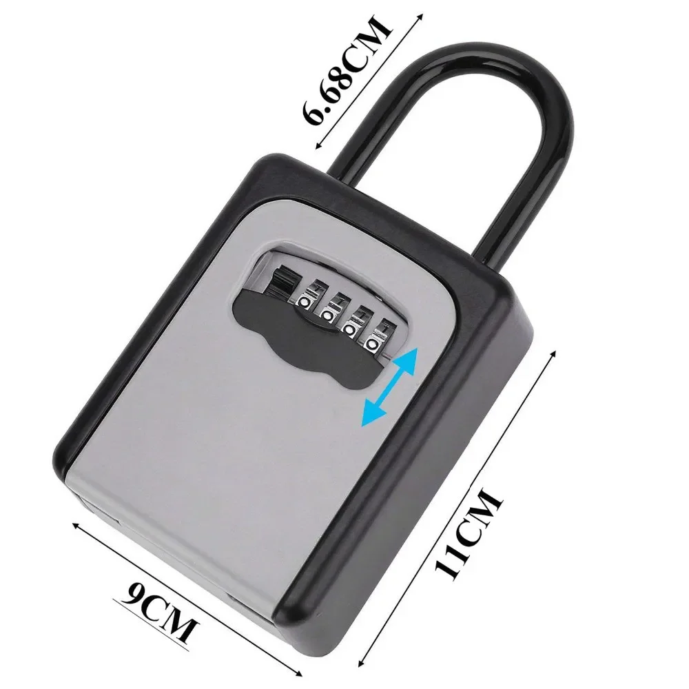 

Secure External Password Storage Padlock Combination Lock Key Safe Key Box Lock box For Keys Lock Boxes key password box