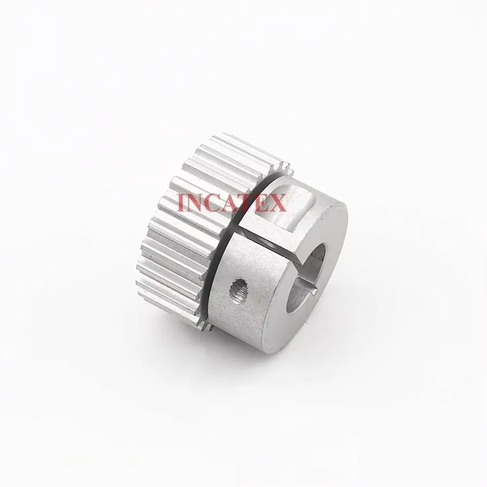 Tajima Embroidery Machine Spare Parts Timing Pulley With Base W10-24 15mm Diameter Shaft For Main Shaft Rotary Encoder