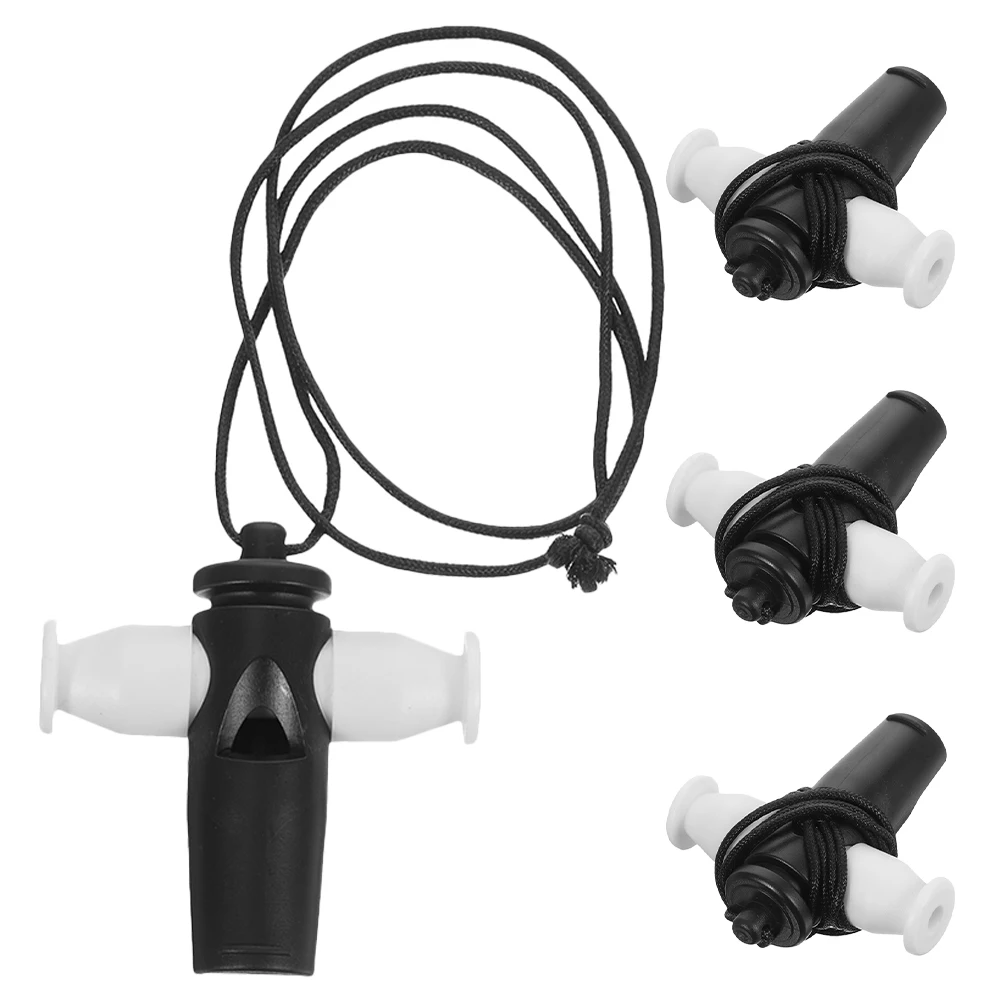 4 قطعة صافرة السامبا البلاستيكية للمعلمين المدربين ممارسة الرقص التعلم المبكر أداة عزف موسيقى صفارة السامبا