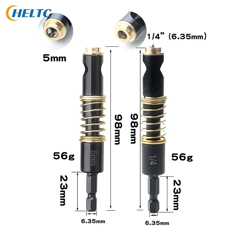 Drill Bit Self Centering Hinge Twist Drill Bits 1/4inch 5mm Hinge Tapper Hole Puncher Doors Template Window Reaming Cabinet Tool