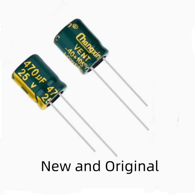 

High frequency,low resistance,long-life,high temperature resistant,brand new electrolytic capacitor 470UF 25V 10X13MM