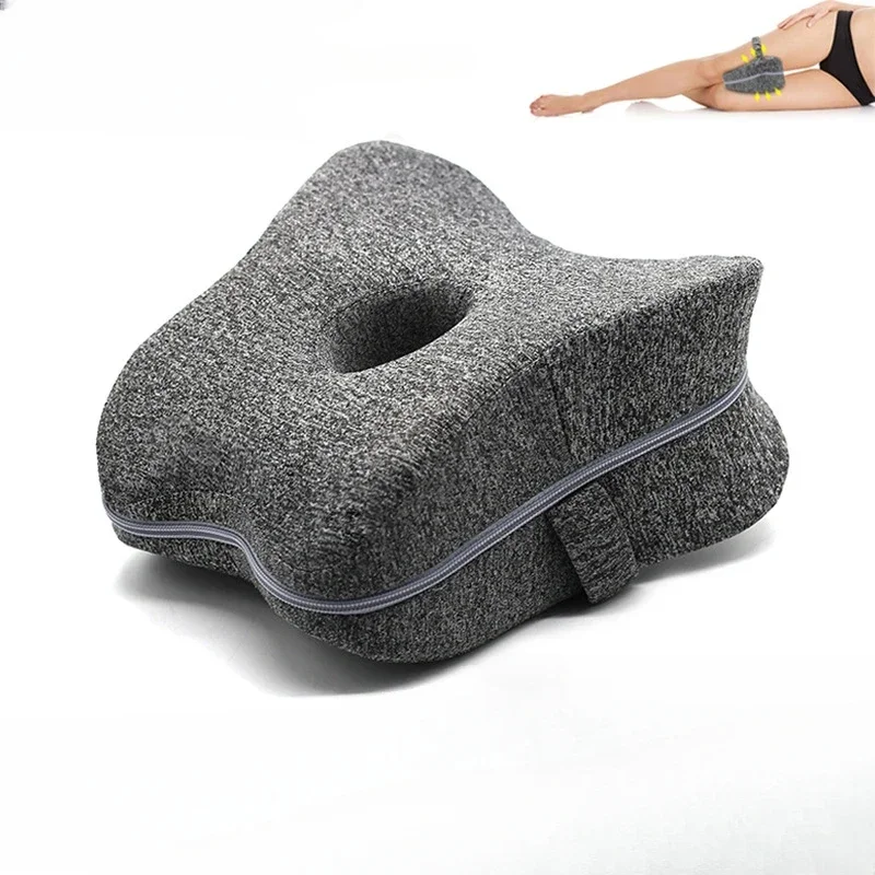 Memory Sponge Orthopedic Leg Pillow Clip-On Soft Support Leg Protection Pad Sleep Relaxation Knee Support Pad