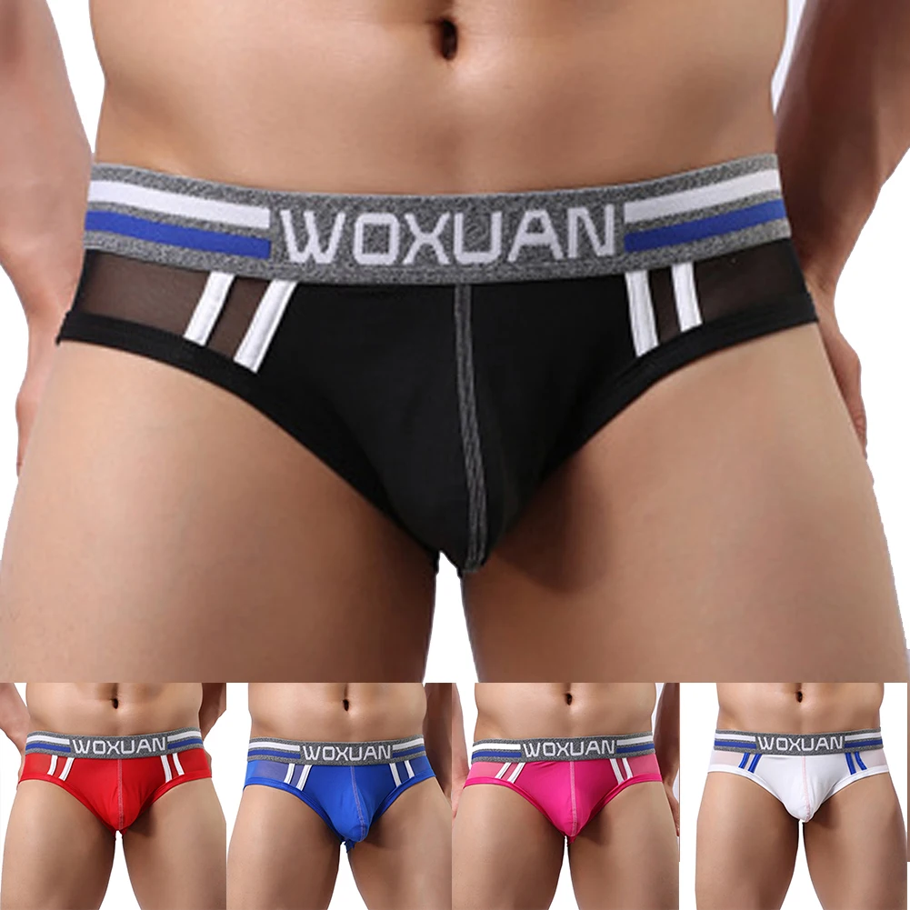 

Classic Style Breathable Underpants Fashionable Look Lightweight Design Nylon Spandex Fabric Breathable Mesh Underpants