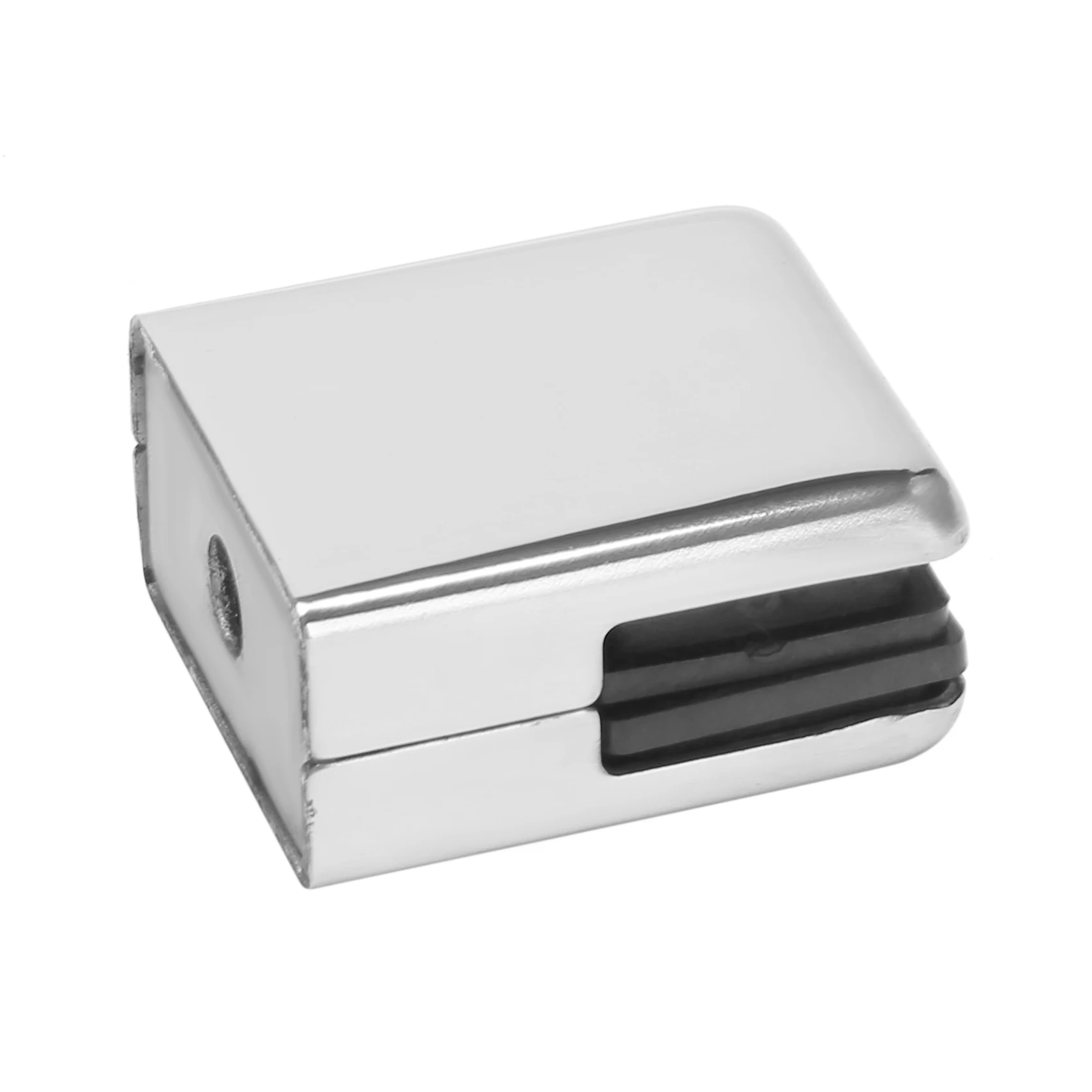 A93E-Glass Clamp 8-10Mm 16PCS Stainless Steel 304 Glass Clamps Adjustable Glass Bracket Flat Back For Balustrade Staircase