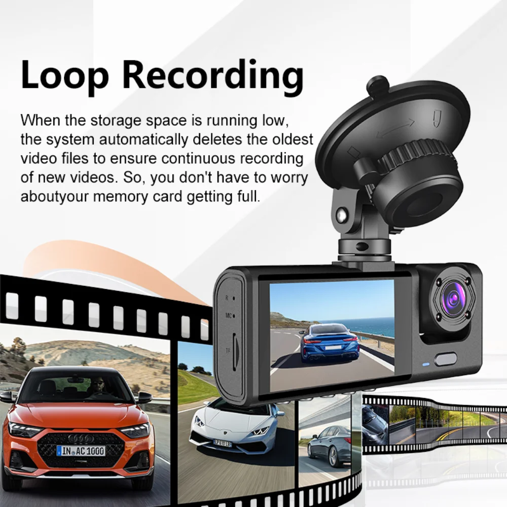 1080p FHD車載カメラ DVR WiFiドライブレコー - Car Accessories For Night Driving のレビューと価格