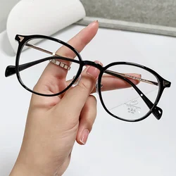 Women Finished Myopia Glasses metal TR90 Frame Diopter 0 -0.5 -1.0 -2.0 -2.5 -3.0 To -6.0