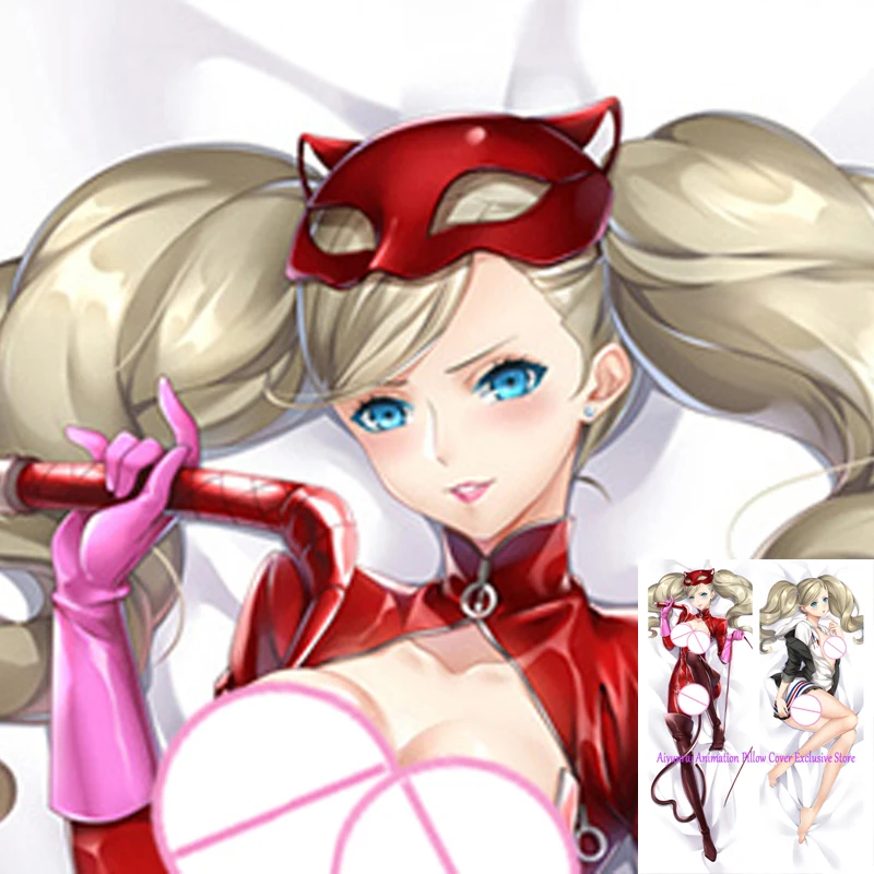 

Anime Pillow Cover Dakimakura Anne Takamaki 2 Side Printed Hugging Body Pillowcase Cushion Cover Bedding Young Girl Tits