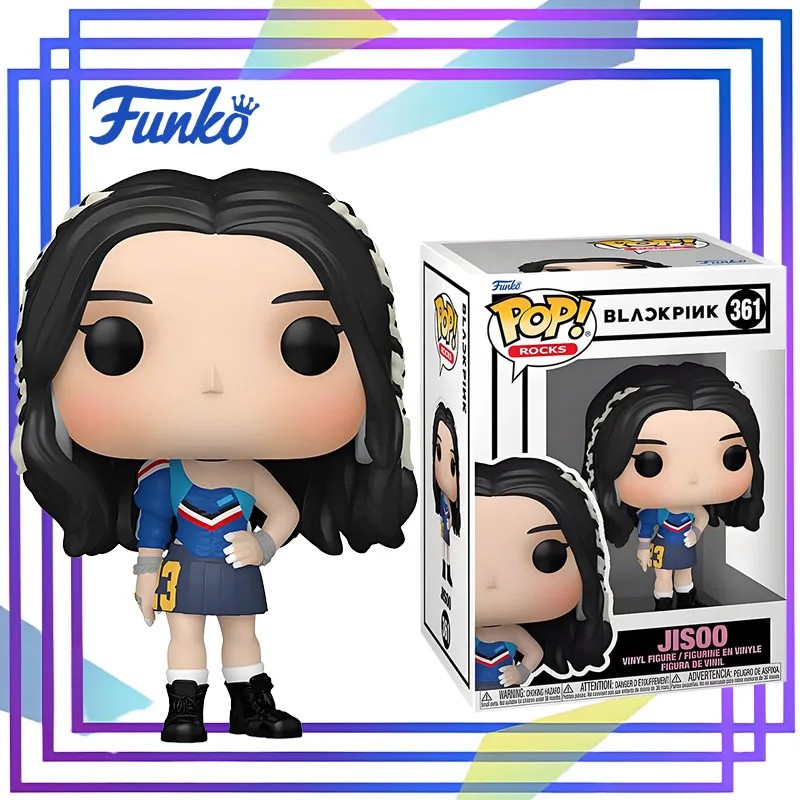 

Genuine Edition FUNKO POP《BLACKPINK Album Star Jisoo》Anime Action Desktop Decoration Ornament Model Toys Collectible Model