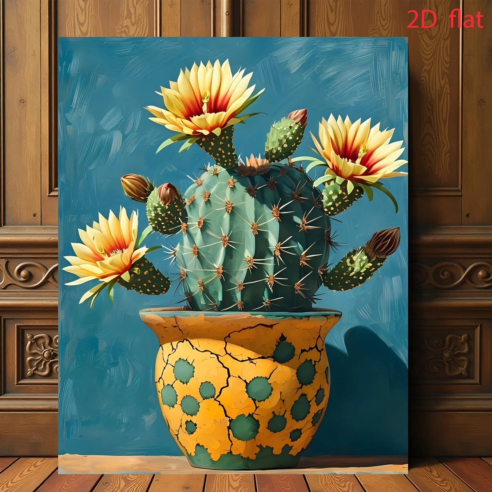 Professional Art Use A Digital Oil Painting Kit Suitable for Beginners, Featuring Acrylic Paints, a Canvas, Three Brushes, An