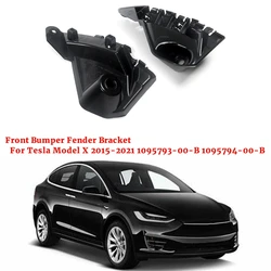 Soporte de montaje de soporte de guardabarros de parachoques delantero izquierdo y derecho para piezas Tesla Model X 2015-2021 1095793 -00-B 1095794 -00-B 1047092 -00-H