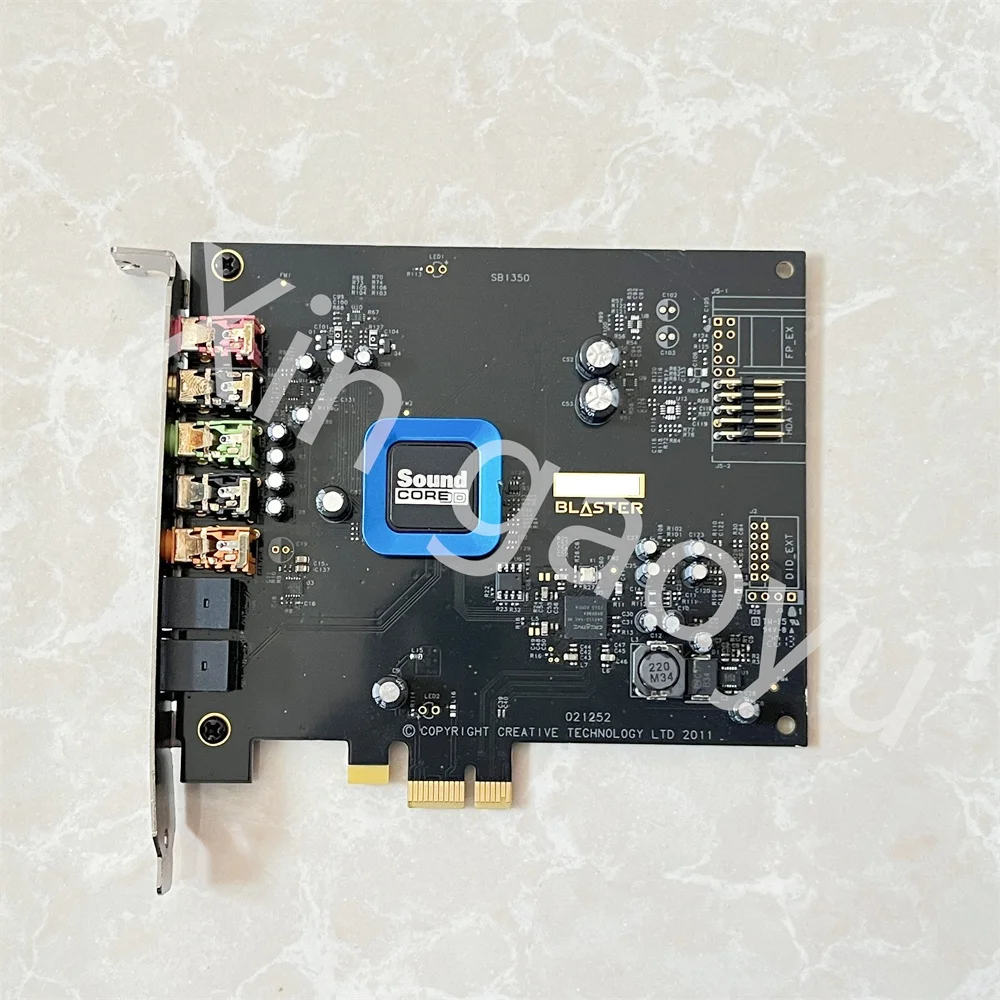 0J75NW Origianl For Creative 5.1 Fiber Recon3D Sound Card SB1350 Quad-Core Ultra(HIFI) 100% Tested Fast Ship