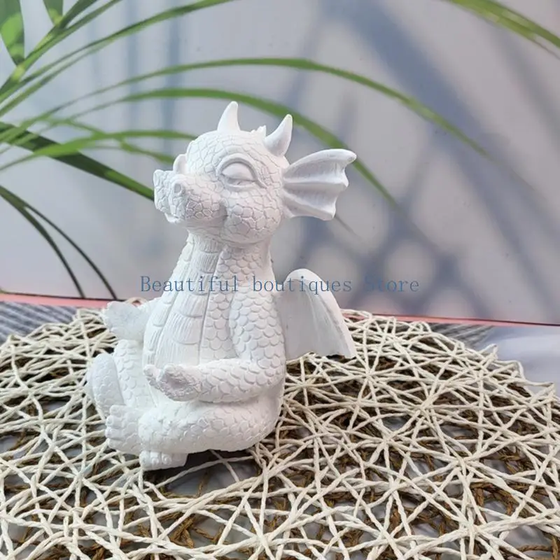 

U4LF Dragon Crystal Ornament Mold Animal Theme Mould Epoxy Resin Mould for Jewelry Making and Handmade Craft