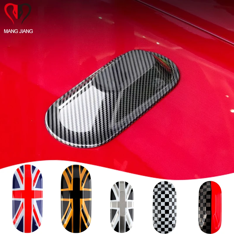 Union Jack Car Exterior Trim Antenna Aerial  Base Cover Sticker For Mini E SE J01 EV J05 Aceman 2024 2025 Decoration Accessories