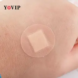 50Pcs Round First Aid Waterproof Healing Wounds Adhesive Bandage Band Aid Wound Plaster Sterile Hemostasis Stickers