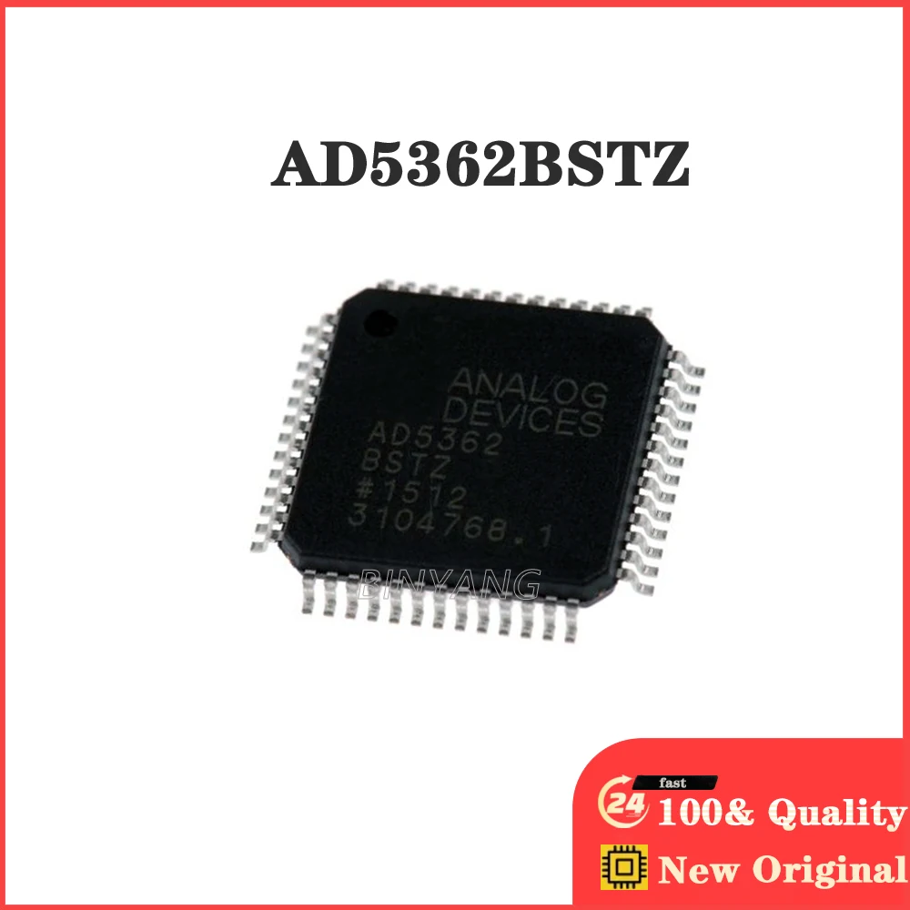 1pcs AD5362BSTZ  AD5362BS AD5362 LQFP52