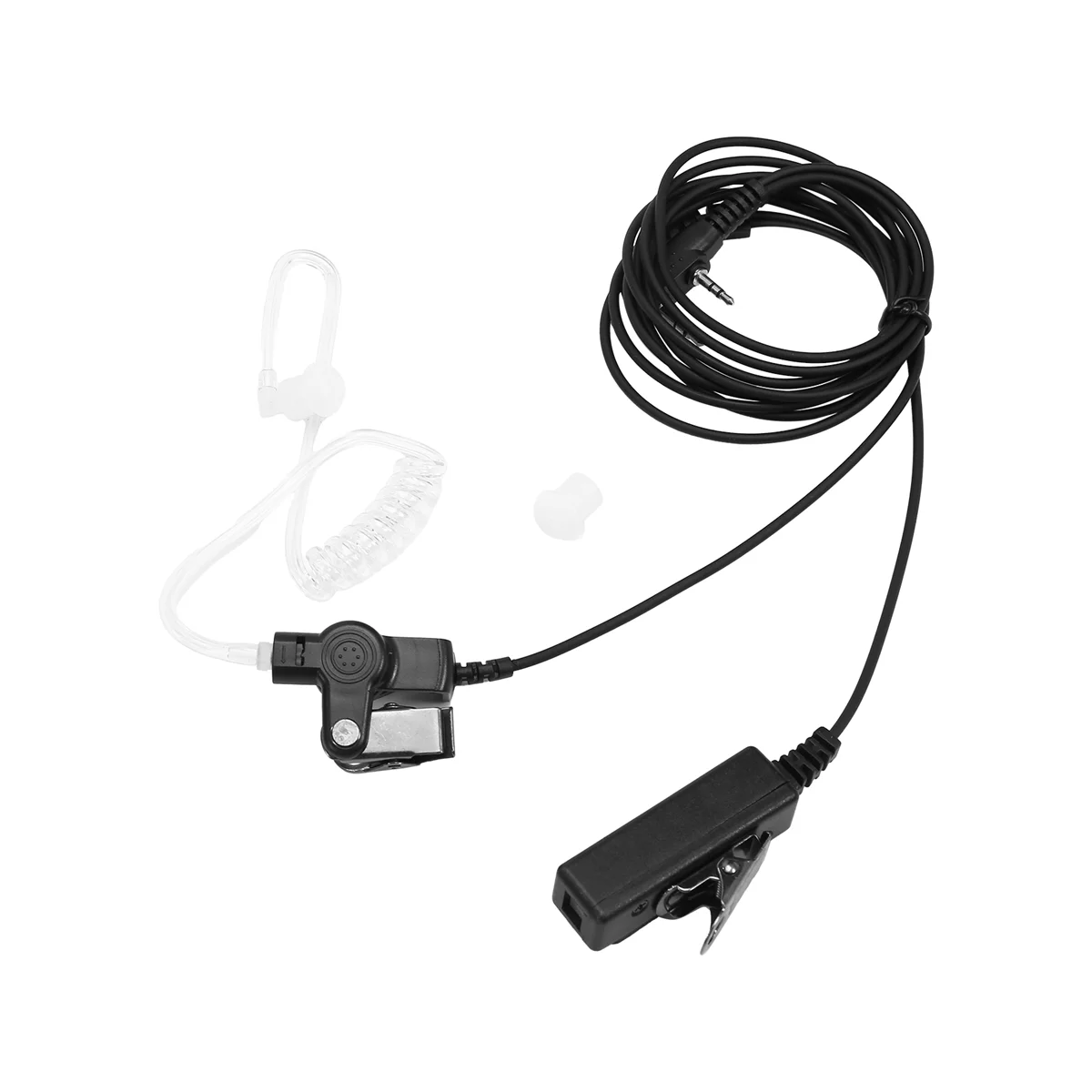 2-Pin Covert Acoustic Air Tube Earpiece PTT Mic Headset Earphone for Baofeng UV-5R UV-5RA 888S PUXING Radio