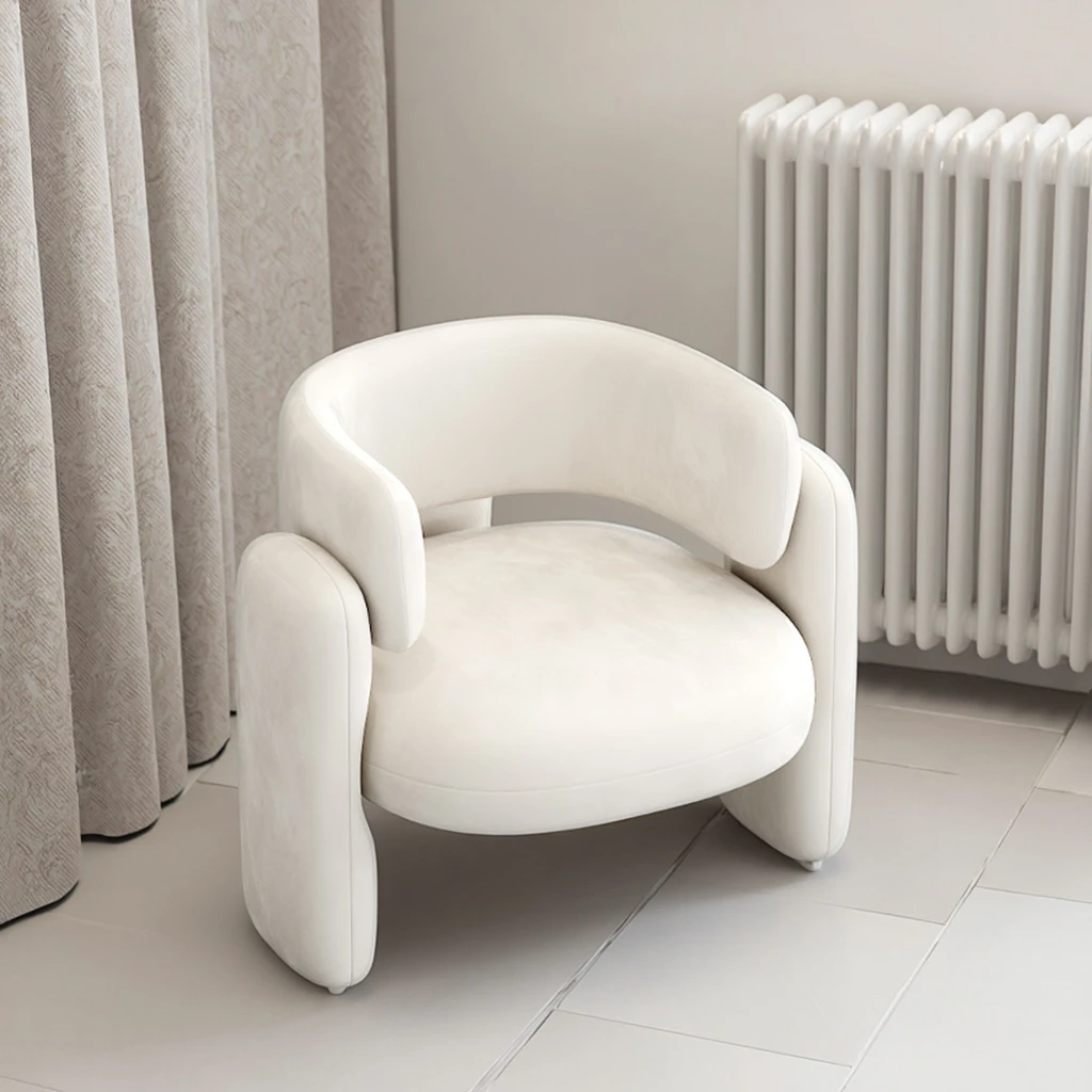 

Modern Luxury Living Room Lounge Chair Designer Velvet Fabric Leisure Furniture For Home Bedroom Or Apartment Use