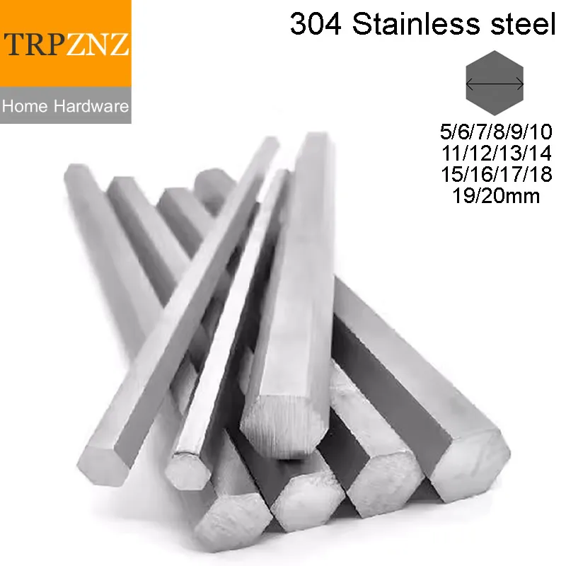 

Шестиугольный стержень из нержавеющей стали 304, 5 6 7 8 9 10 11 12 13 14 15 16 17 18 19 20 мм, устойчивый к коррозии для модели роботизированной руки