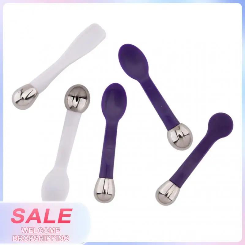 Metal Eye Roller Massage Stick Eye Cream Applicator Mask Mixing Spatulas Scoop Eyes Massage Beauty Bar Facial Care Tool