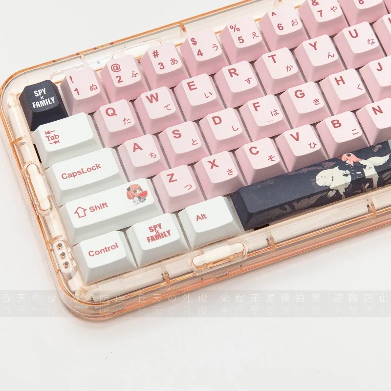 SPYxFAMILY Keycap Cute Anime Anya Keycaps Fullset PBT Cherry Profile Profile Decoration Keycaps for Mechanical Keyboard Gift