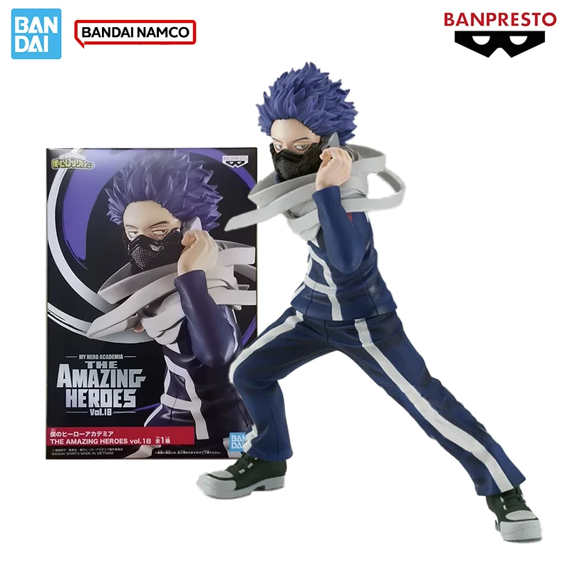 Bandai Genuine My Hero Academia Banpresto Shinso Hitoshi The Amazing Heroes (Vol. 18) Anime Figure Collectible Model Toys Gift