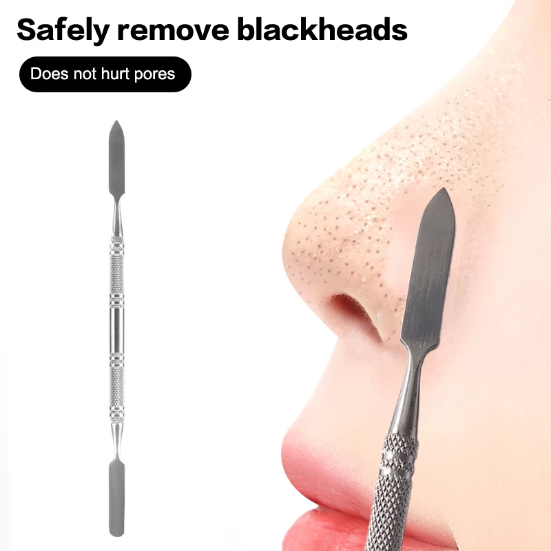 Double Headed Facial Blackhead Removal เครื่องมือจมูกลึกทําความสะอาดสิวมือถือ Beauty Care เครื่องมือ Skin Care เครื่องมือเสริม