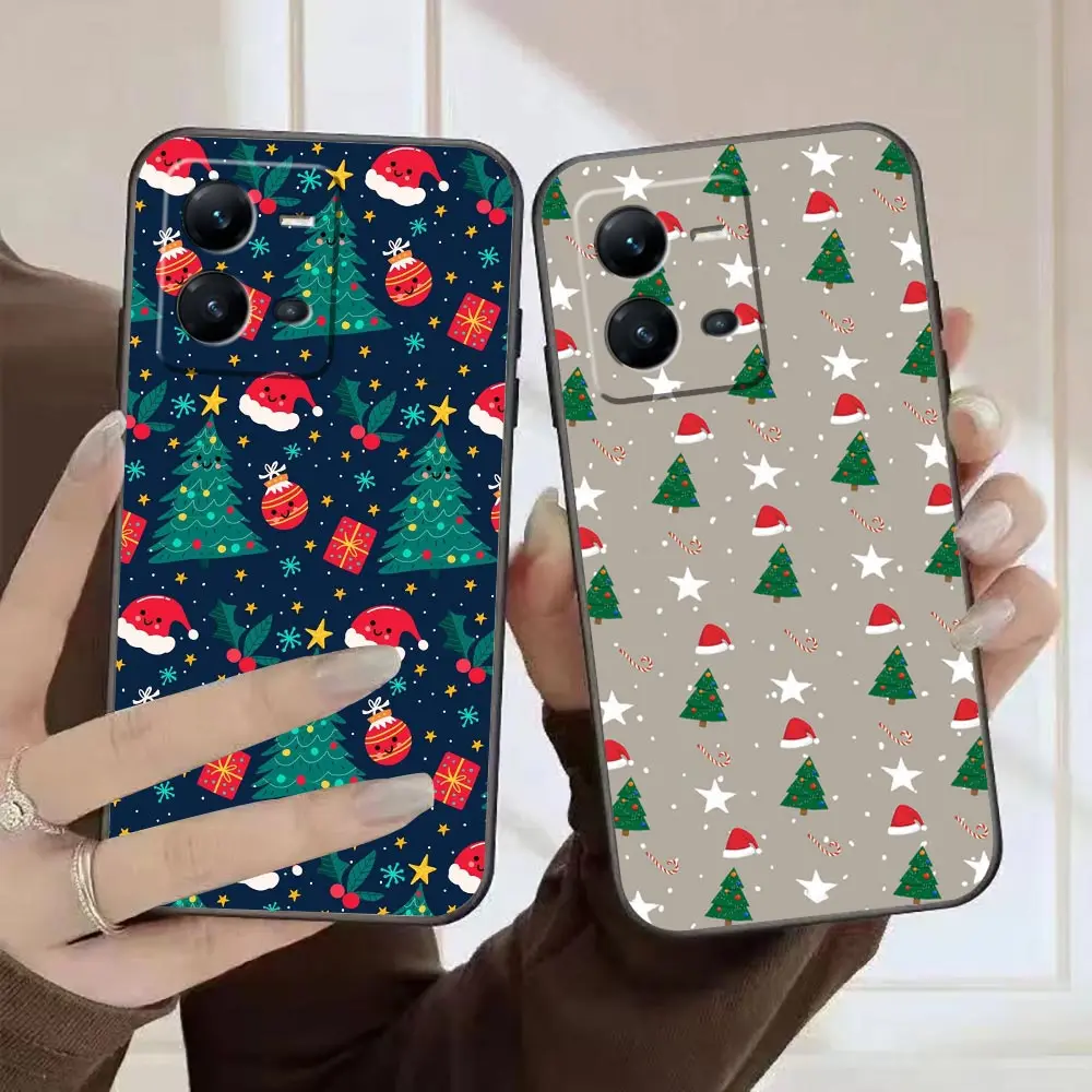 Merry Christmas Everyone Phone Funda Case For VIVO X90 X80 X70 X60 X50 X30 X23 V29 V27 V25 V23 V23E V21 V21E V20 Case Capa Shell