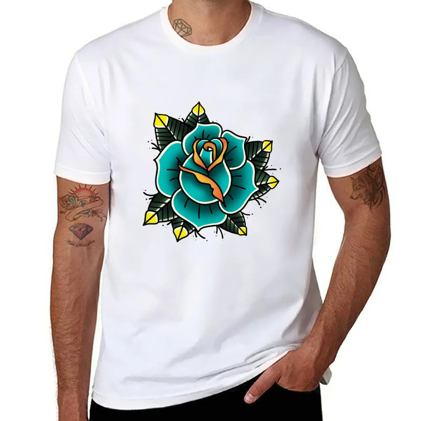 

Rose Old School II T-Shirt t shirt for man man t shirt graphic T-Shirt