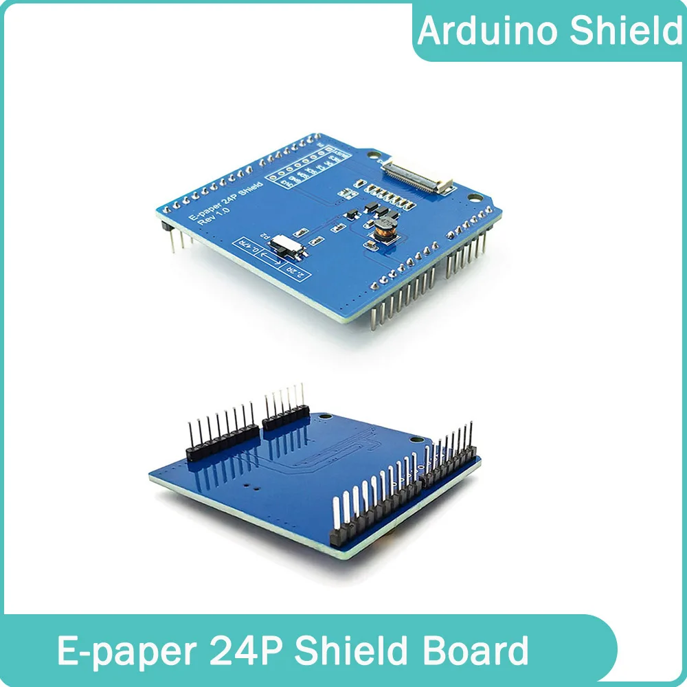 OLIGHKER 24 Pin E-Paper Display Driver Shield for Arduino UNO R3 Mega Leonardo SPI E-Ink Screen Adapter Board FPC 0.5mm DIY EPD